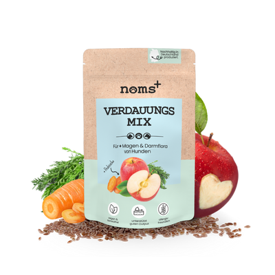 noms+ Verdauungsmix für Hunde als Präbiotikum für Magen- & Darmflora (150g)