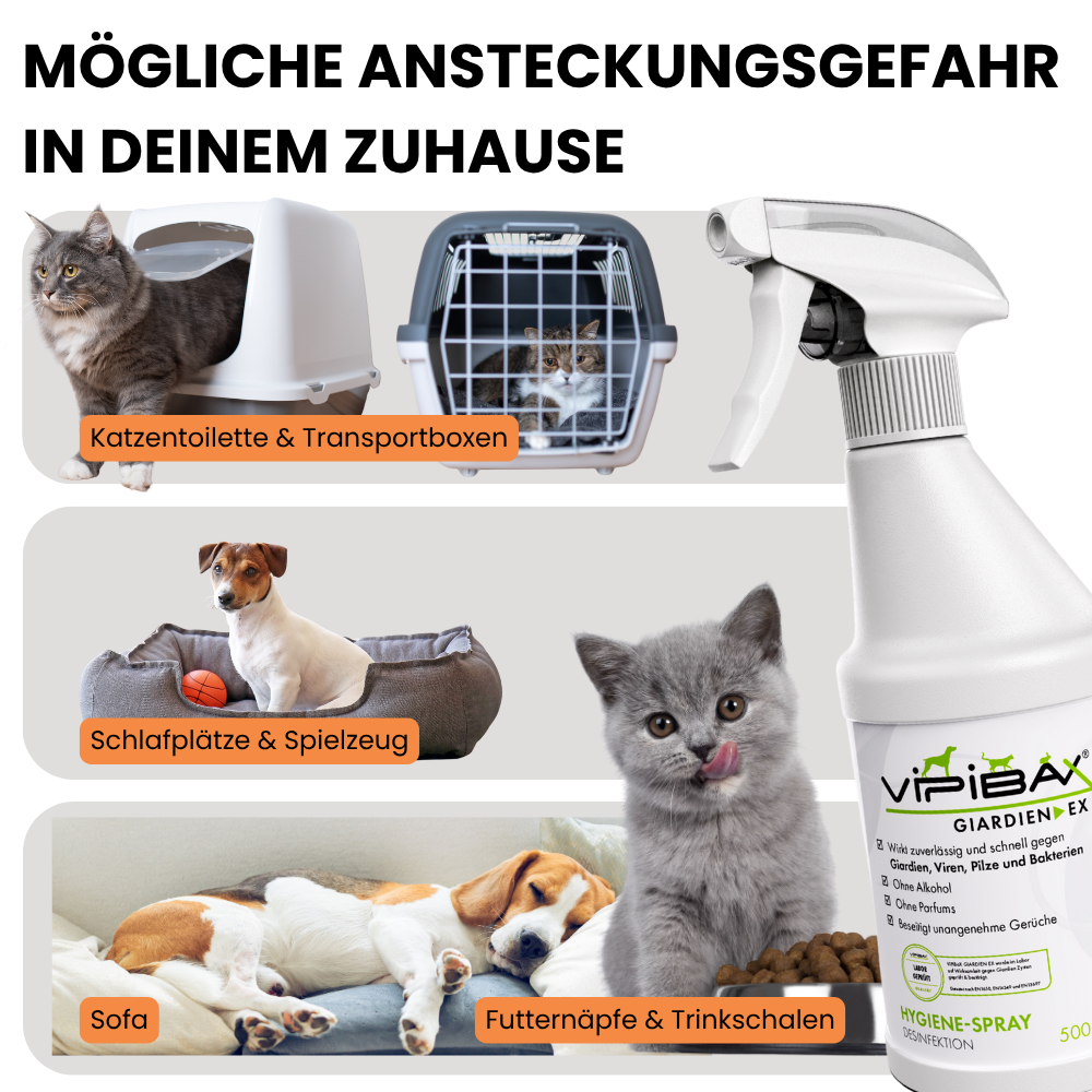 ViPiBaX Giardien EX® Hygiene-Spray Nachfüllpack