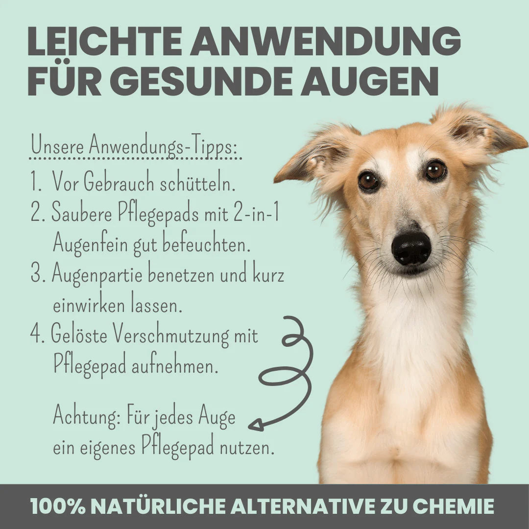 Augenreiniger mit antibakterieller Wirkung – Unterstützt die Augengesundheit deines Haustiers