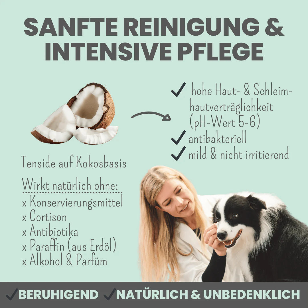 Augenreinigung für Hunde & Katzen – Ideal bei Augenentzündungen & Verkrustungen