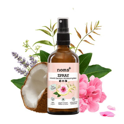 noms+ Zpray für Hunde gegen Zecken, Flöhe, Milben & Mücken (100ml)