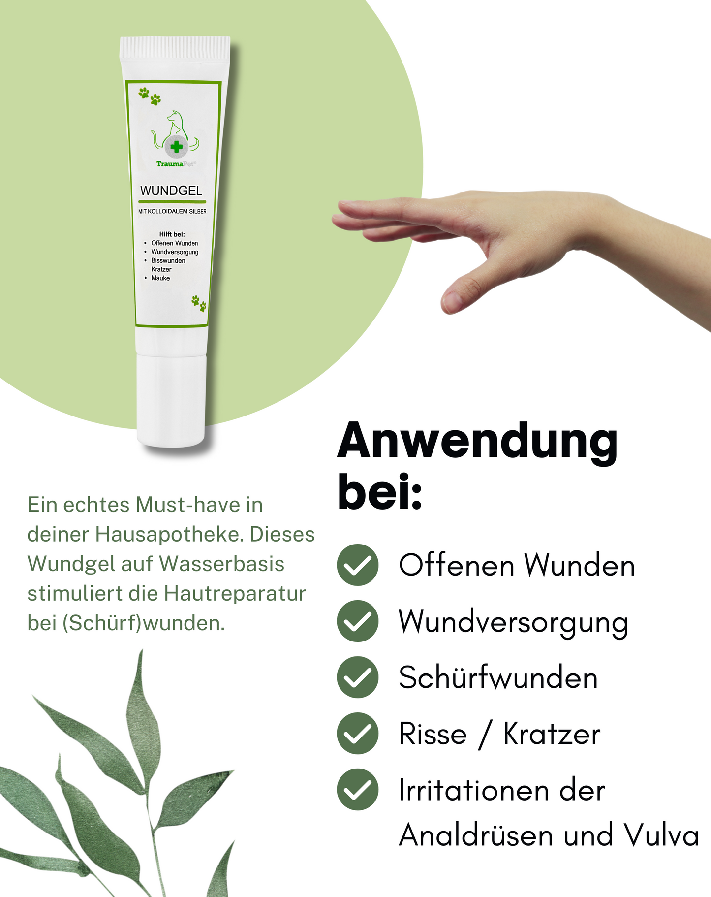 TraumaPet Wundgel - Für eine schnelle Genesung und Infektionsprävention