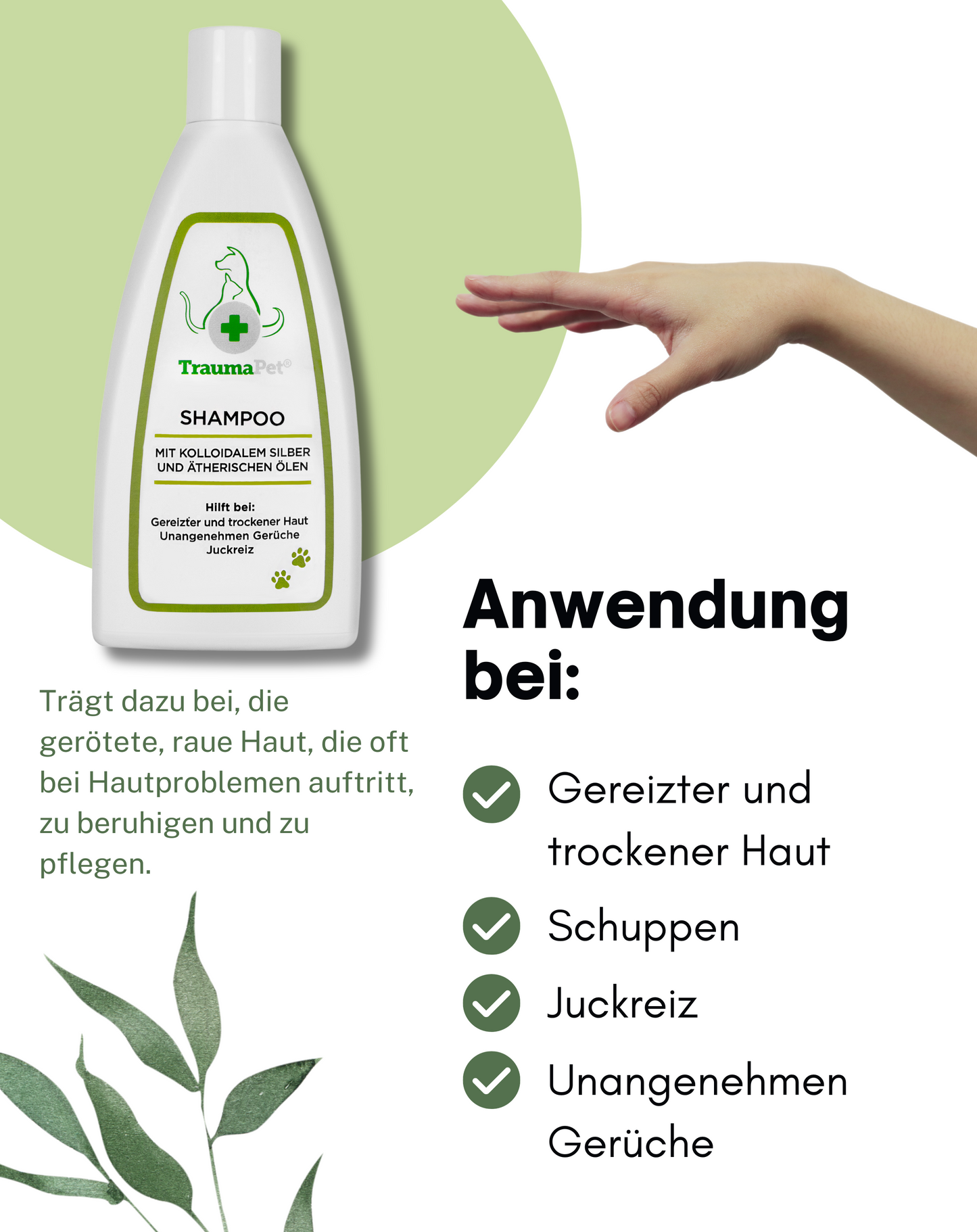 TraumaPet Shampoo mit Kolloidalem Silber und Ätherischen Ölen 200ml