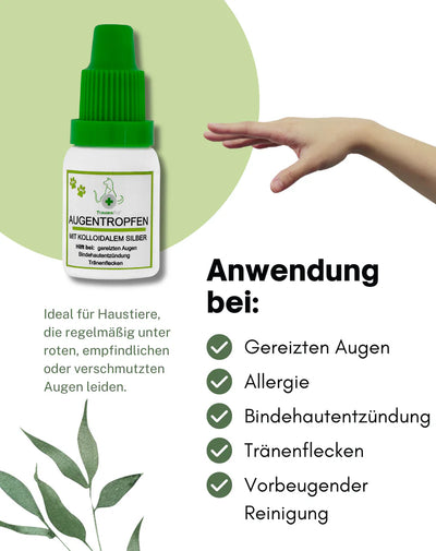 TraumaPet Augentropfen mit kolloidalem Silber für Tiere 10ml