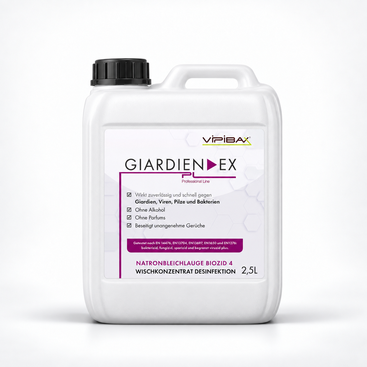 ViPiBaX Giardien EX® Wischkonzentrat Professional Line Natronbleichlauge Biozid 4