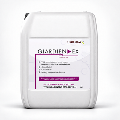 ViPiBaX Giardien EX® Wischkonzentrat Professional Line Natronbleichlauge Biozid 4