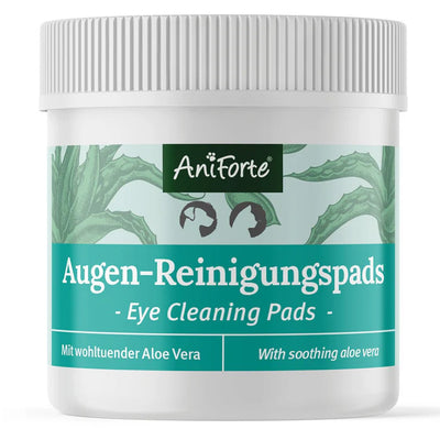 AniForte® Augen-Reinigungspads – Sanfte Reinigung für Hunde und Katzen, entfernt Schmutz und Tränensteine mit Aloe Vera.