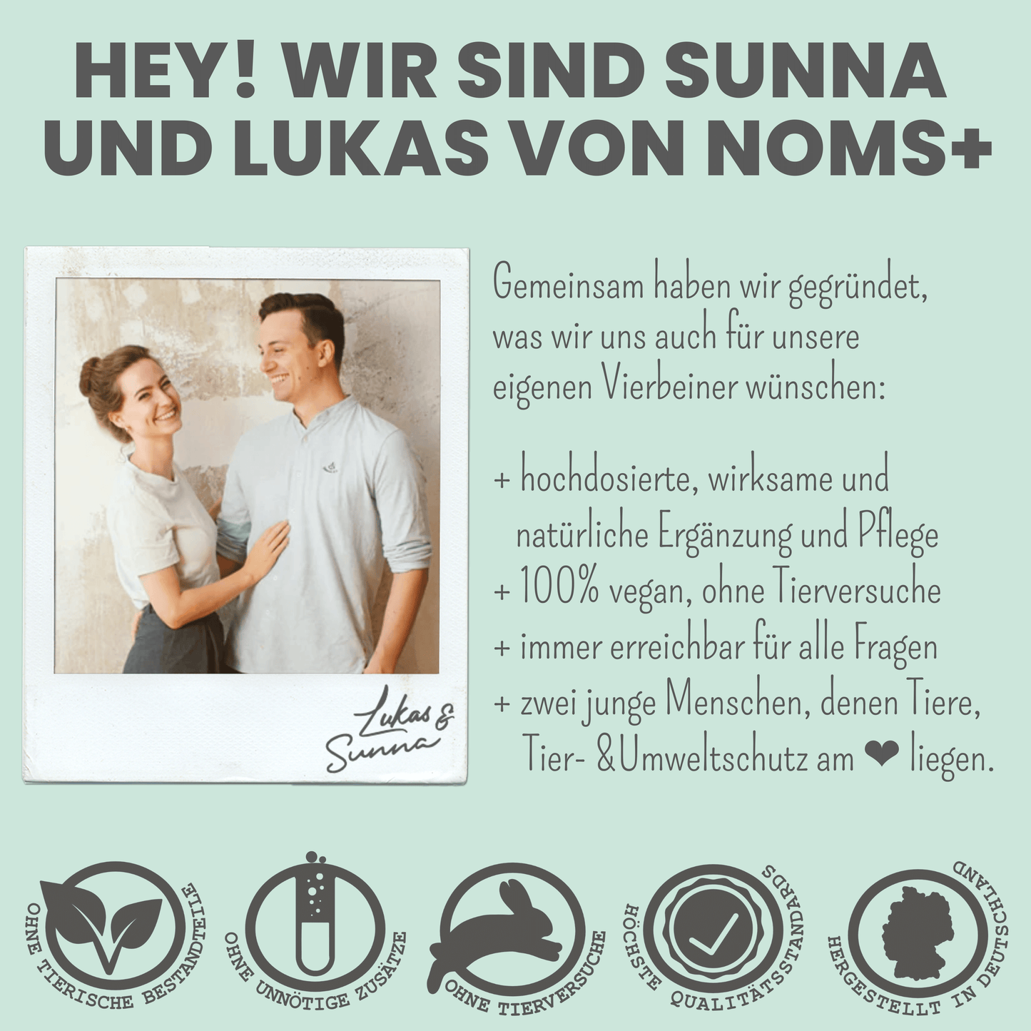noms+ Verdauungsmix für Hunde als Präbiotikum für Magen- & Darmflora (150g)