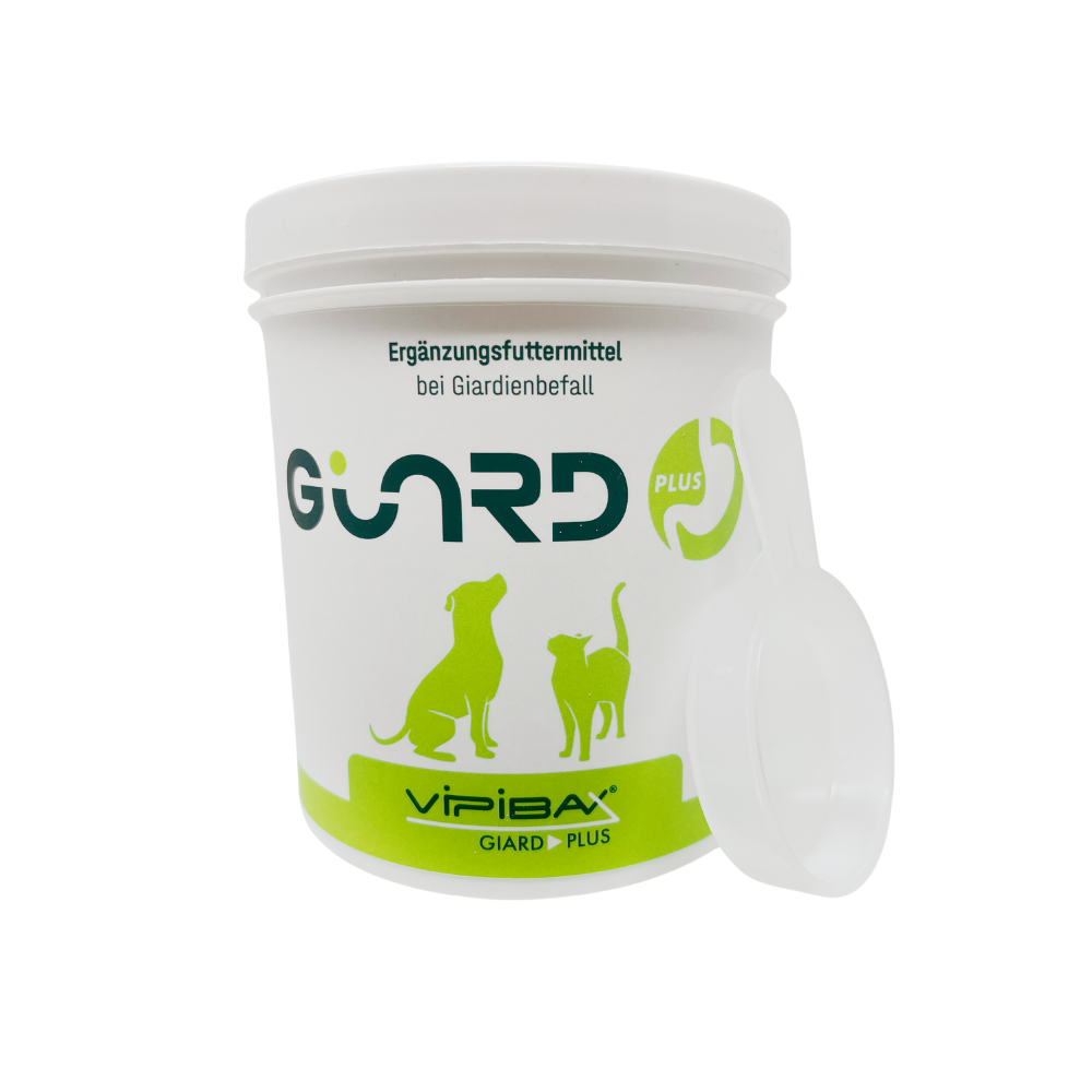 Giard Plus – Ergänzungsfuttermittel für Hunde & Katzen bei Giardienbefall 60g - bald wieder verfügbar!