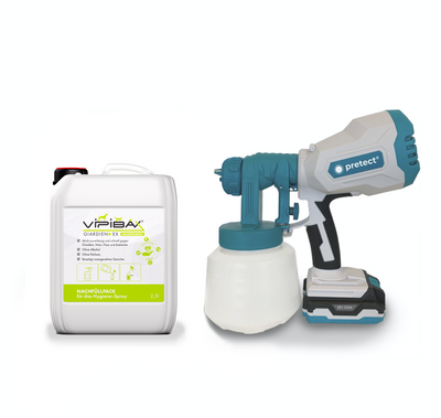 Vernebelungsgerät zur Flächendesinfektion inkl. Kanister 2,5l - Starter Kit