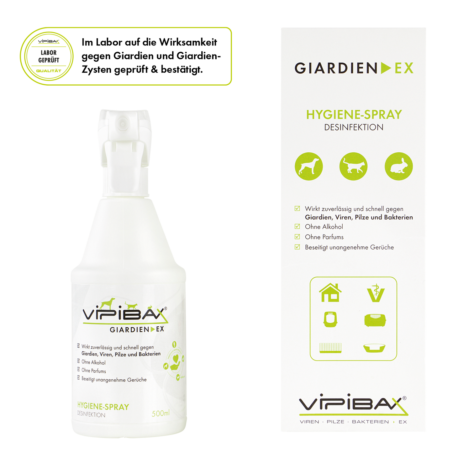 ViPiBaX Giardien EX® Bundle - Hygiene-Spray Duo