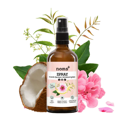 noms+ Zpray für Hunde gegen Zecken, Flöhe, Milben & Mücken