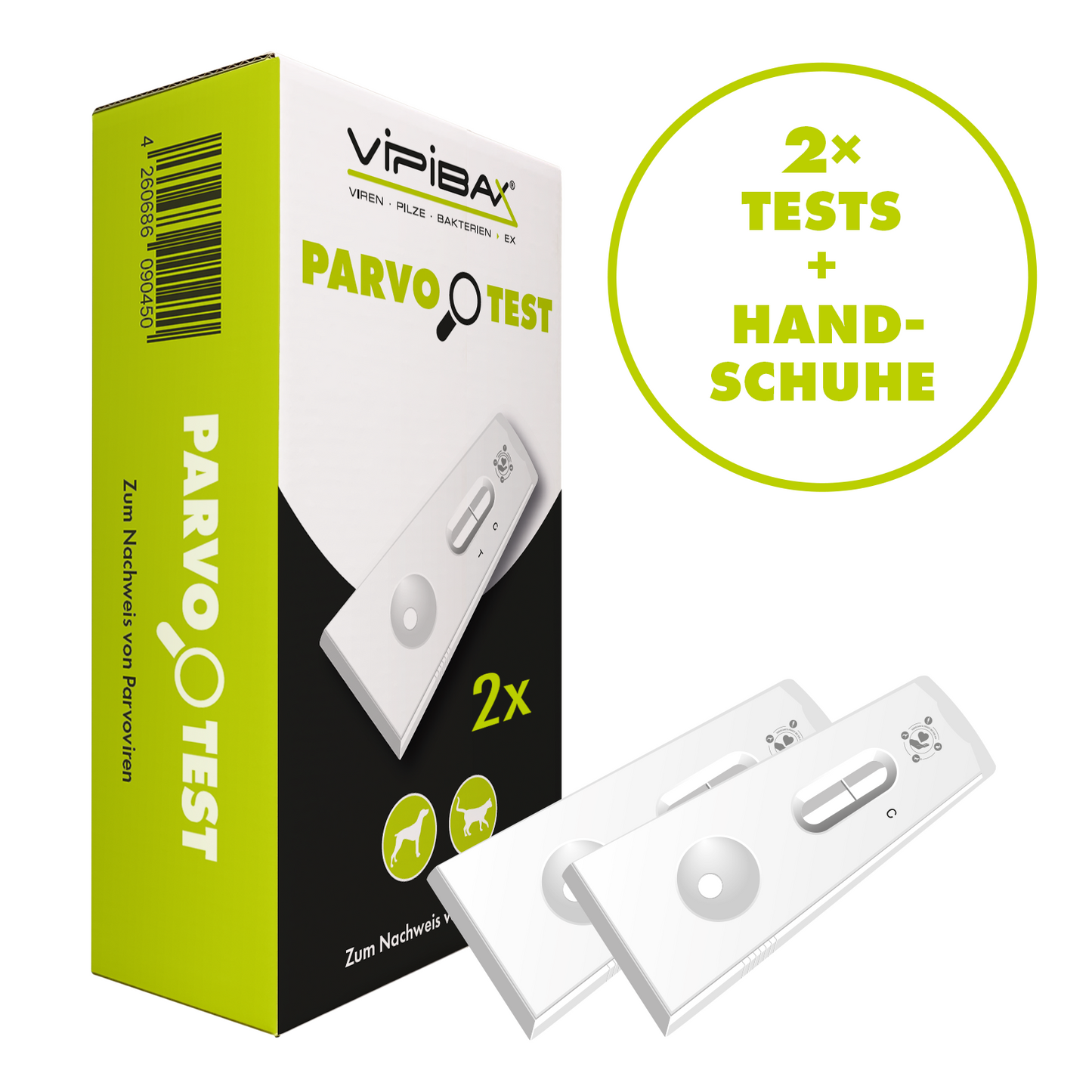 ViPiBaX Parvo Schnelltest, 2 Stk.