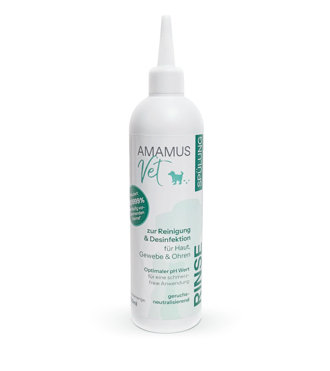 AMAMUS Vet RINSE – Effektive Reinigung & Desinfektion für Tiere 250ml