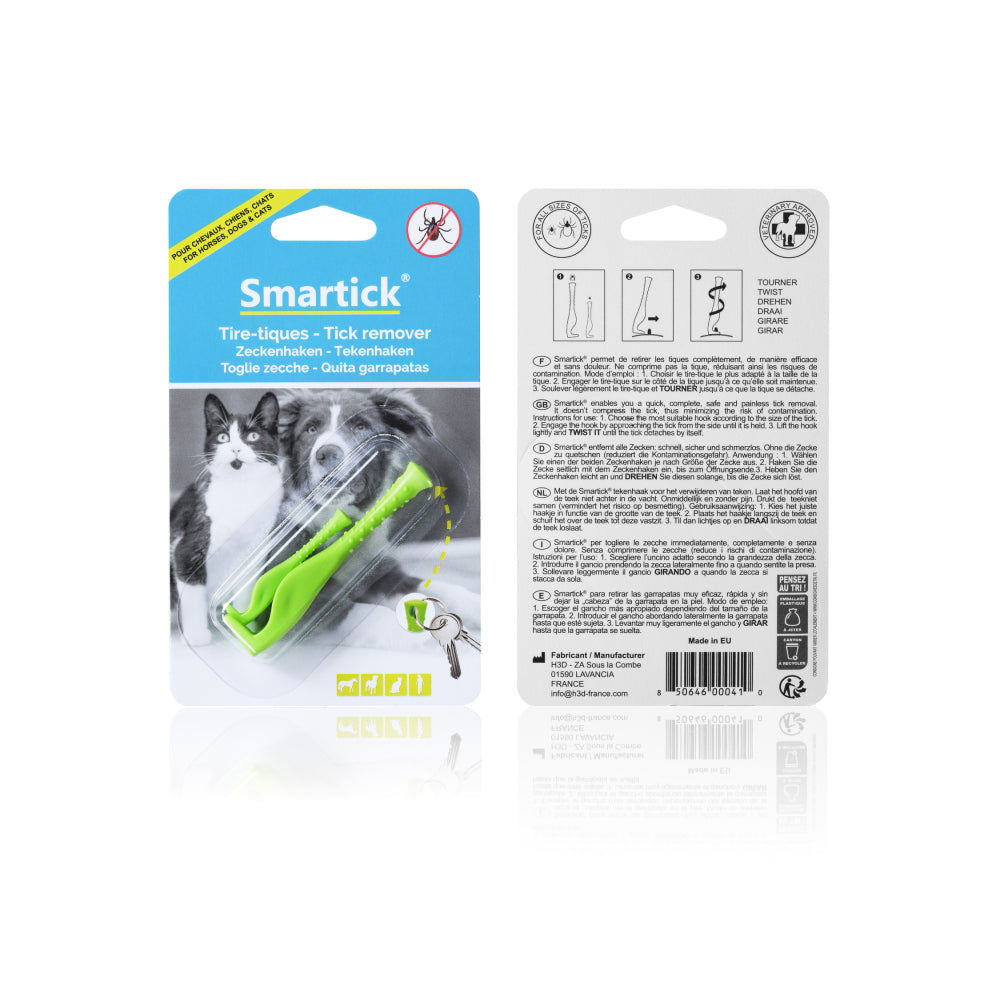 Produktfoto Smartick® Zeckenhakens zur schmerzfreien Entfernung für Hunde und Katzen und andere Tiere