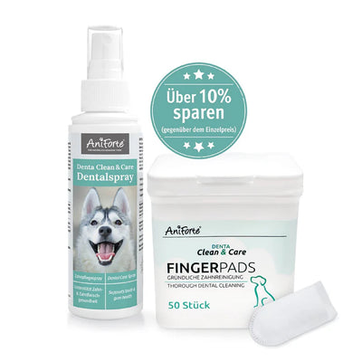 AniForte® Denta Clean & Care Zahnpflege Set - im Sparpaket