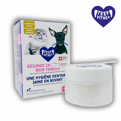 TEEF VitaePlus® Natürliche Zahnpflege beim Trinken für Hunde & Katzen