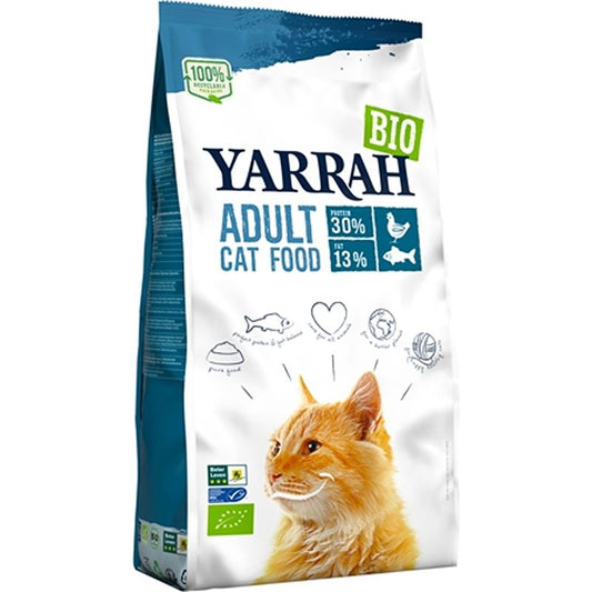 Yarrah Cat Bio-Fischstücke (Msc) Ohne Zuckerzusatz 2,4 KG
