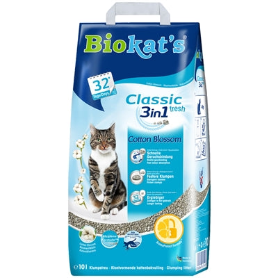 Biokat's Classic Fresh 3In1 Baumwollblüte 10 LTR