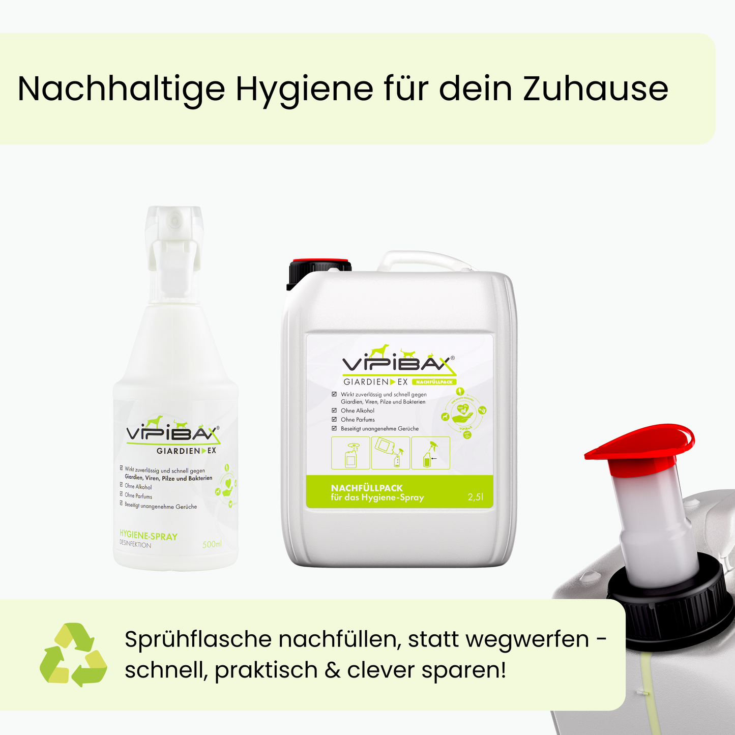 ViPiBaX Giardien EX® Hygiene-Spray 500ml