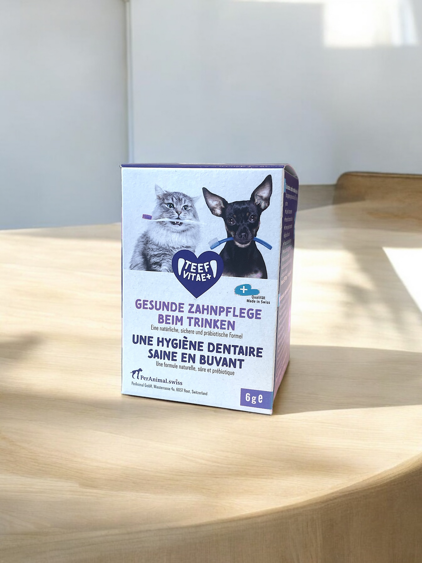 TEEF VitaePlus® Natürliche Zahnpflege beim Trinken für Hunde & Katzen