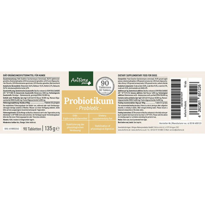 AniForte® plus Probiotikum - 90 Stück