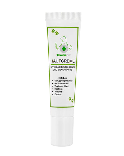 TraumaPet Hautcreme mit kolloidalem Silber und Bienenwachs | Für Tiere