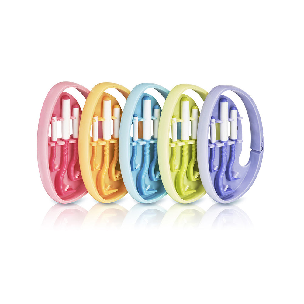 Tick Twister ClipBox in fünf Farben mit Zeckenhaken