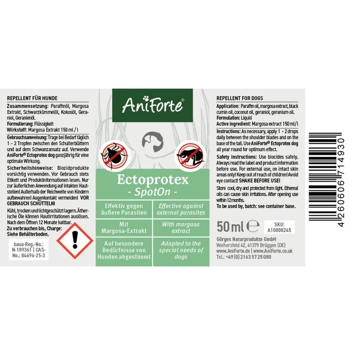 AniForte® Ectoprotex Spot-on für Hunde - 50 ml