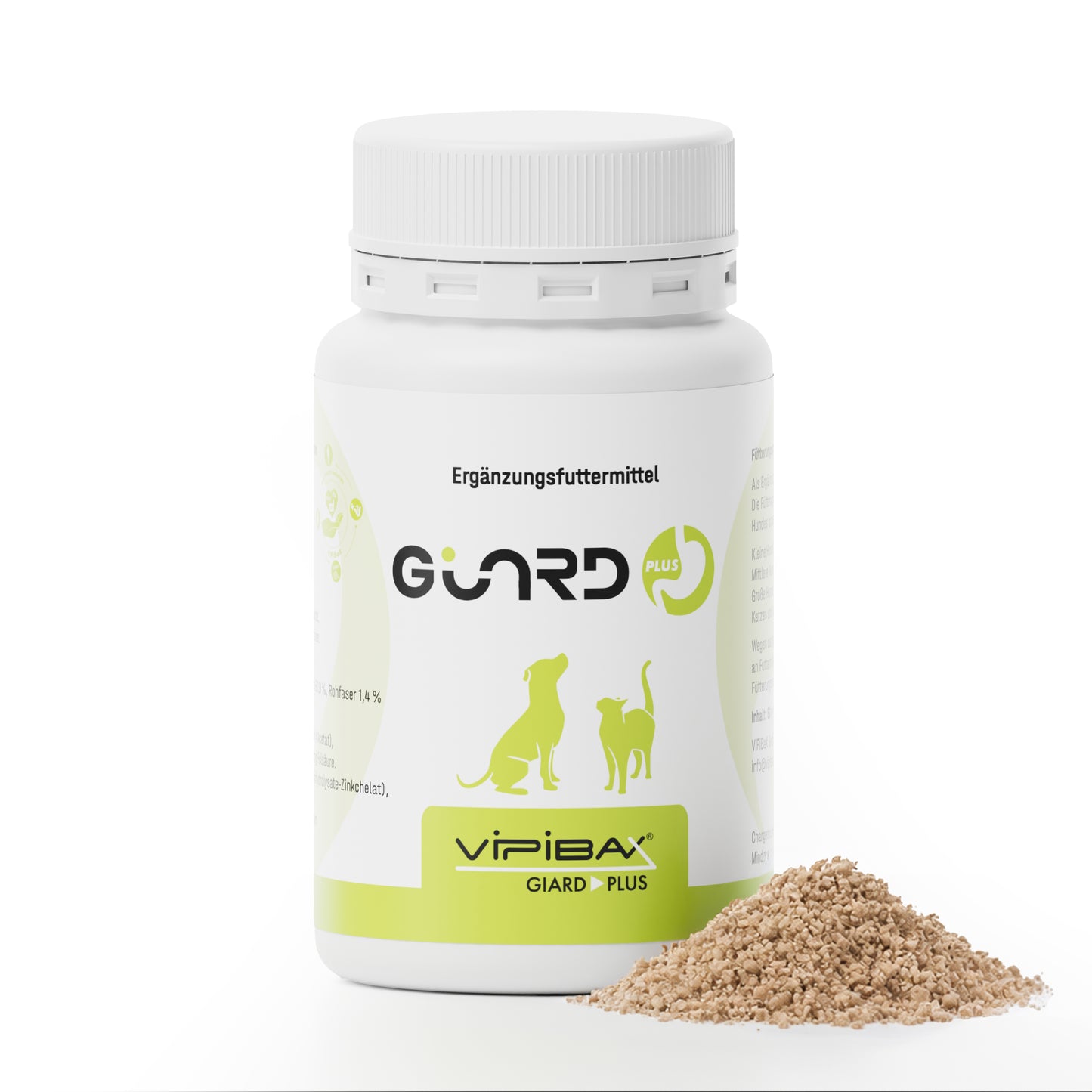 Giard Plus – verbesserte Rezeptur zur gezielten Darmunterstützung bei Giardienbefall bei Hunden und Katzen 60g