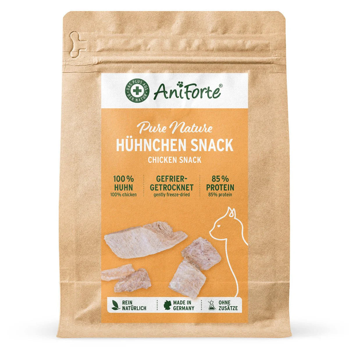 AniForte® Hühnchen Snack 100% Hühnerfleisch für Katzen
