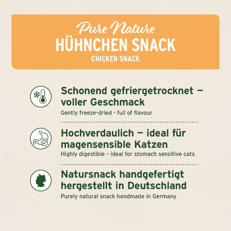AniForte® Hühnchen Snack 100% Hühnerfleisch für Katzen
