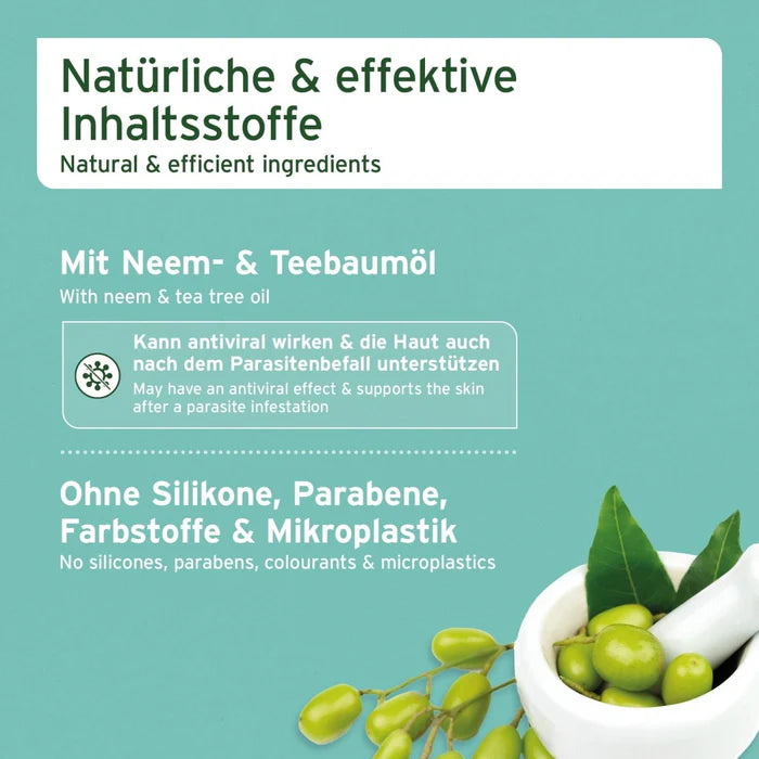 AniForte® Neemöl Shampoo Mit ätherischem Teebaumöl - ideal bei Juckreiz 500ml