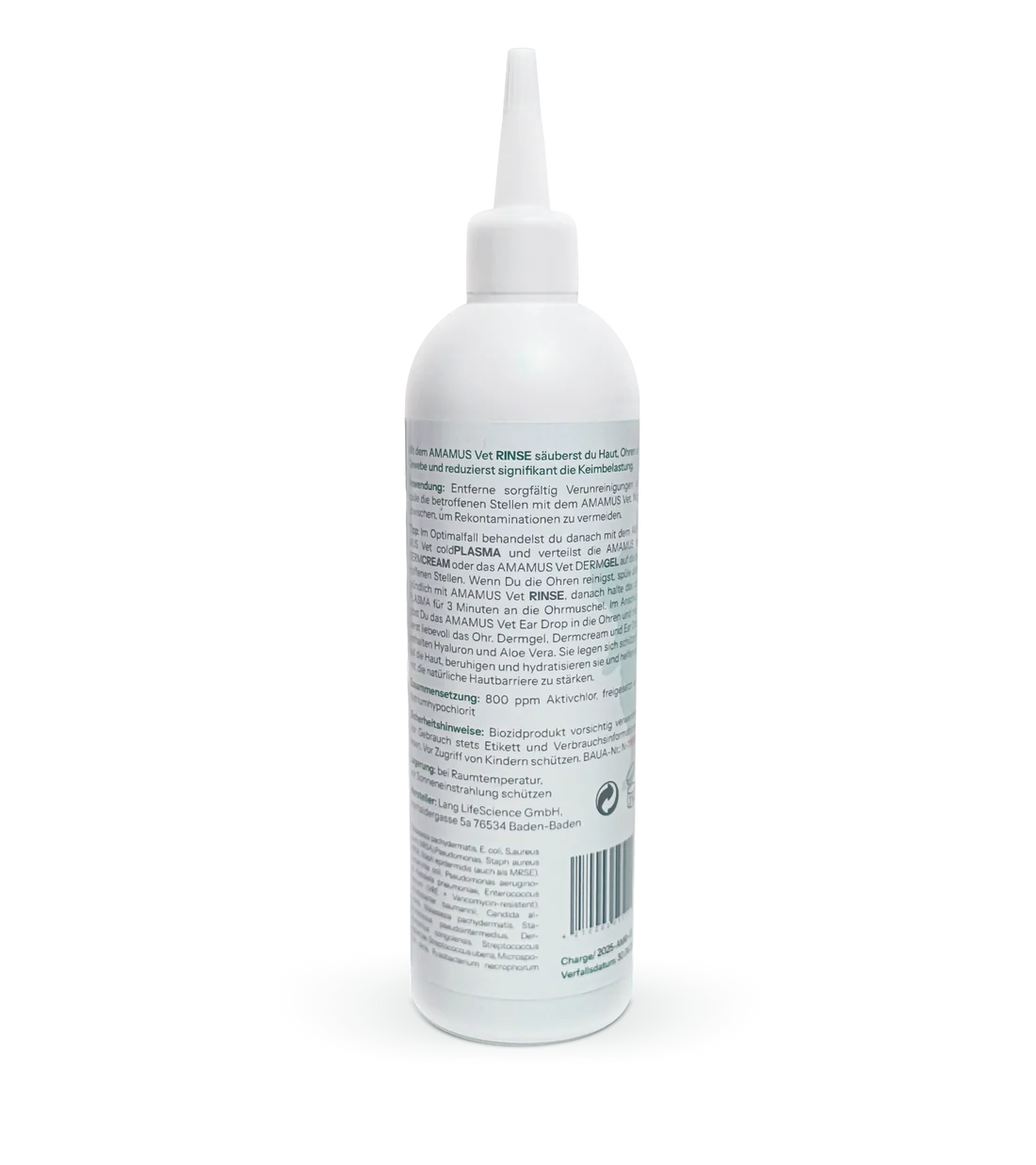 AMAMUS Vet RINSE – Effektive Reinigung & Desinfektion für Tiere 250ml