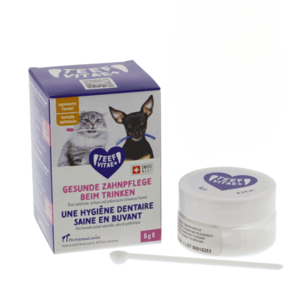 TEEF VitaePlus® Natürliche Zahnpflege beim Trinken für Hunde & Katzen