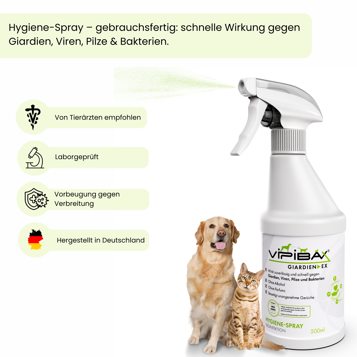 ViPiBaX Giardien EX® Hygiene-Spray 500ml