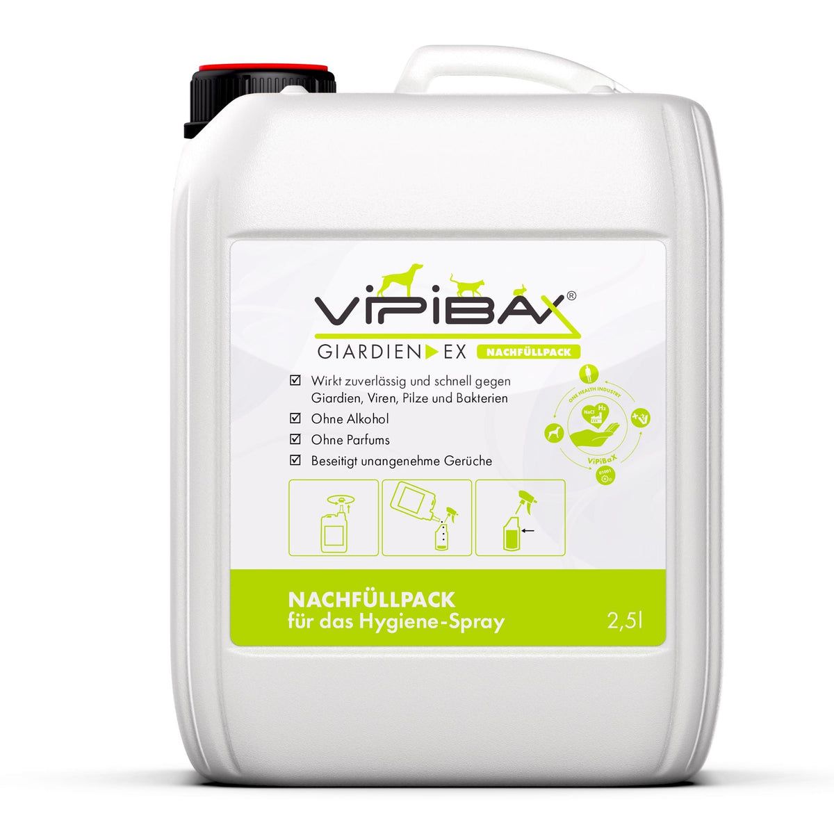 Bundle-Bestandteil: ViPiBaX Hygiene-Spray Nachfüllpack 2,5 l
